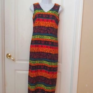 Sag Harbor Sleeveless Maxi Dress. Size 8. Vacation. Cruise. Resortwear
